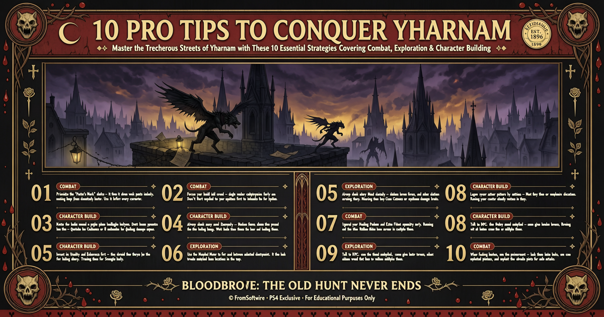 Bloodborne: 10 Pro Tips to Conquer Yharnam and Defeat the Beasts